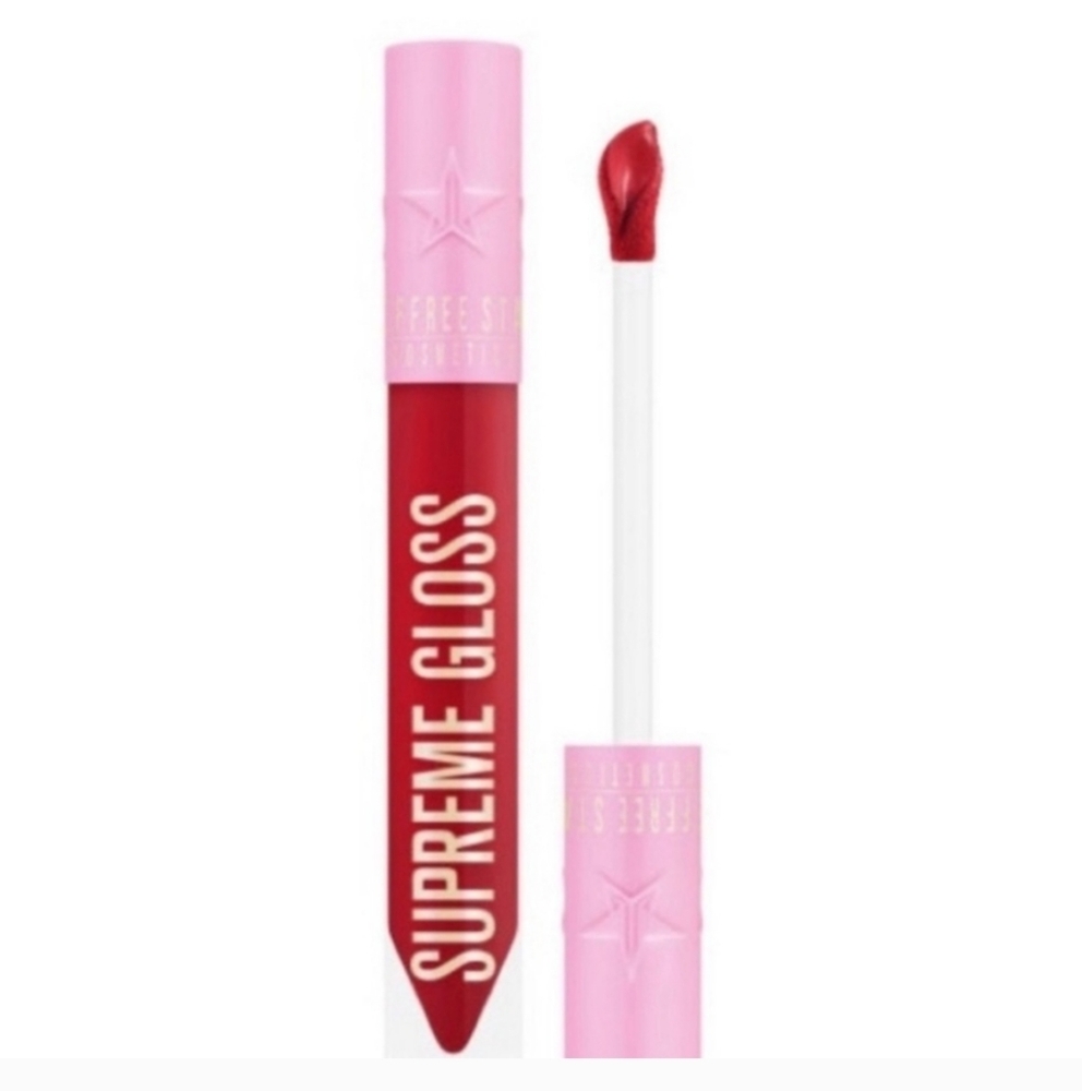 Jeffree Star Red Lipstick High-Shine Full Coverage - Picture 2 of 3